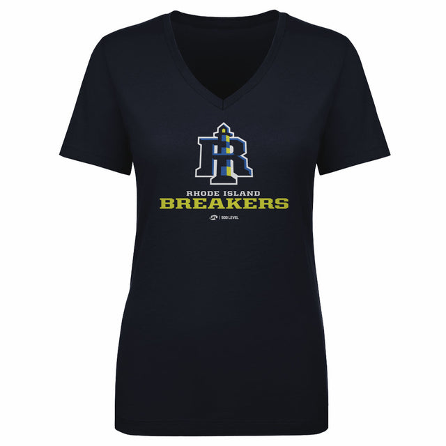 Rhode Island Breakers Women's V-Neck T-Shirt | 500 LEVEL