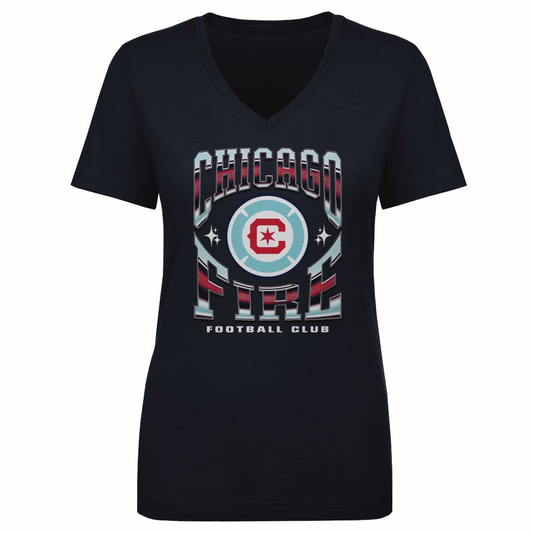 Chicago Fire FC Women's V-Neck T-Shirt | 500 LEVEL
