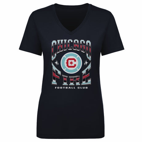 Chicago Fire FC Women's V-Neck T-Shirt | 500 LEVEL