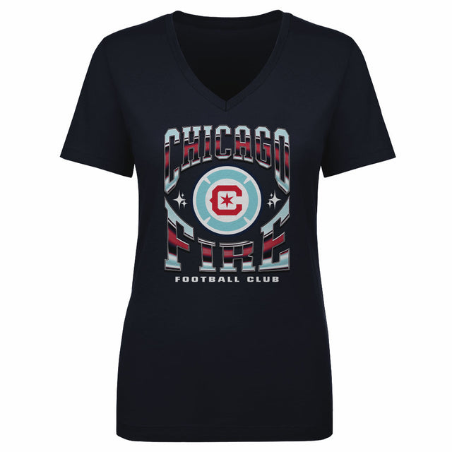 Chicago Fire FC Women's V-Neck T-Shirt | 500 LEVEL