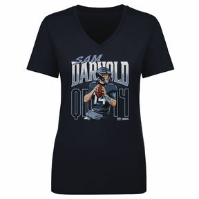 Sam Darnold Women's V-Neck T-Shirt | 500 LEVEL