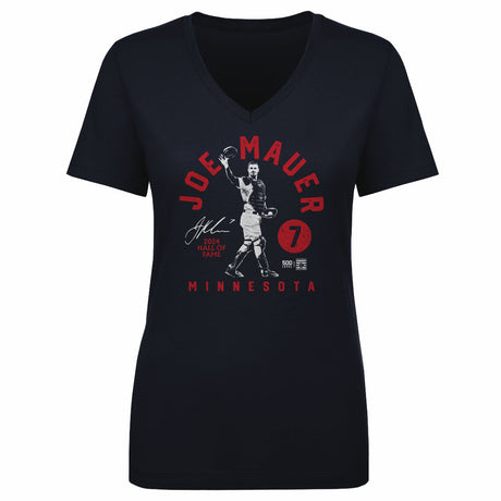Joe Mauer Women's V-Neck T-Shirt | 500 LEVEL