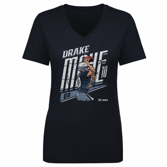 Drake Maye Women's V-Neck T-Shirt | 500 LEVEL