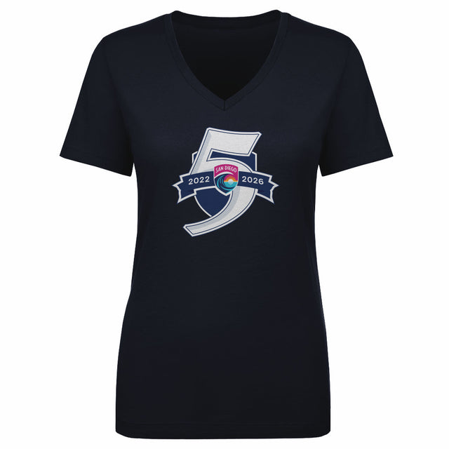 San Diego Wave FC Women's V-Neck T-Shirt | 500 LEVEL