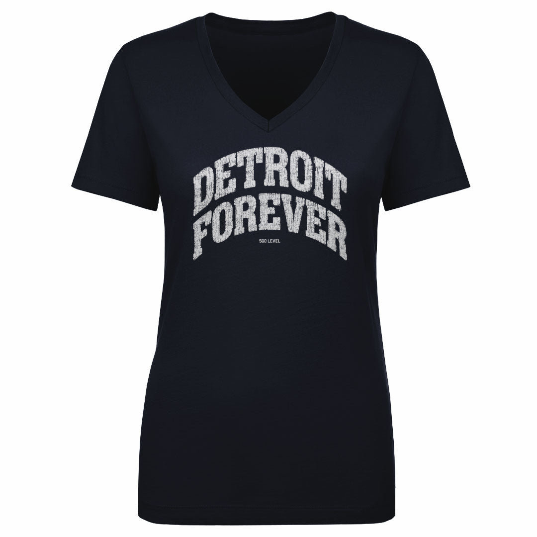 Detroit Women's V-Neck T-Shirt | 500 LEVEL