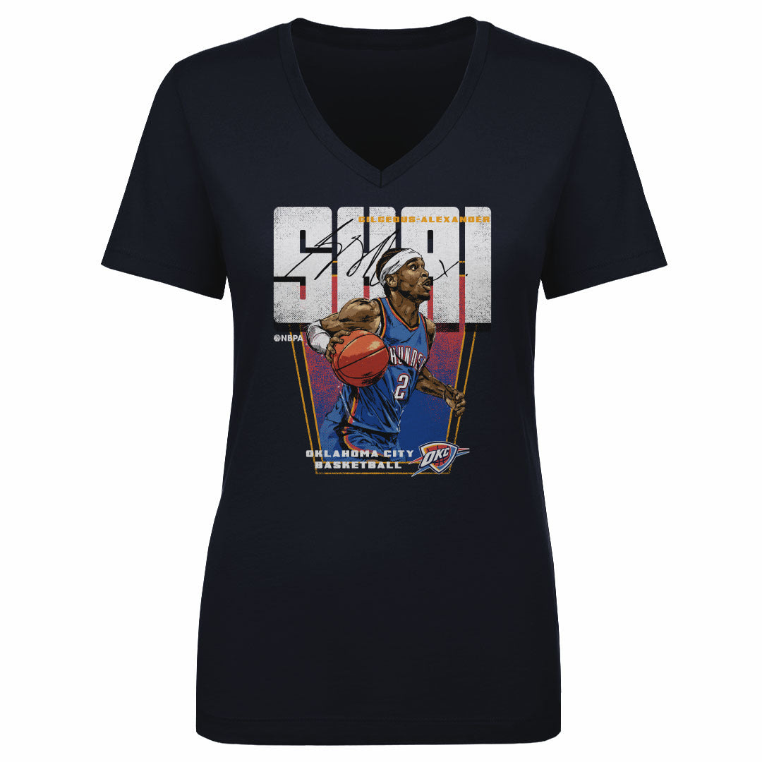 Shai Gilgeous-Alexander Women's V-Neck T-Shirt | 500 LEVEL