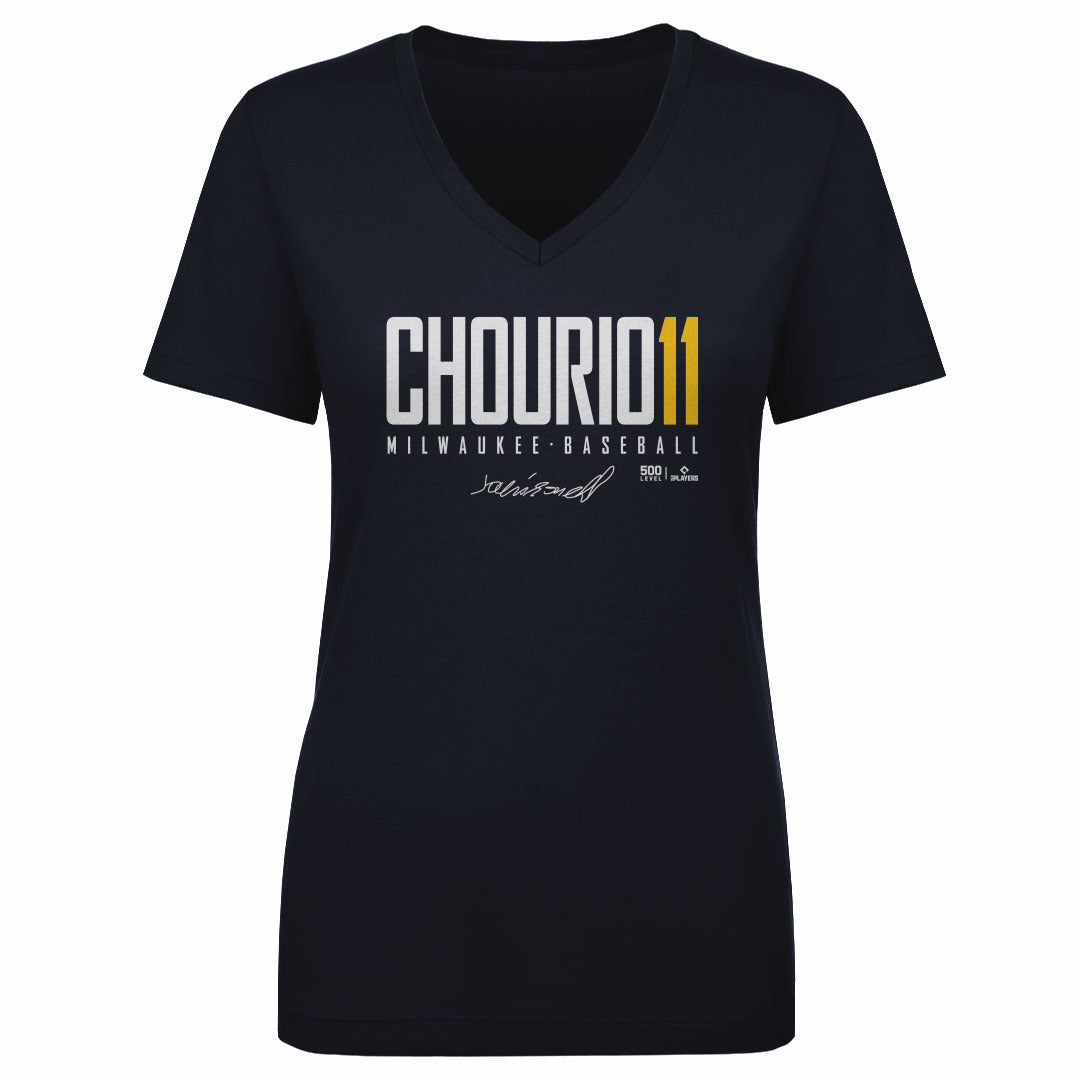 Jackson Chourio Women's V-Neck T-Shirt | 500 LEVEL