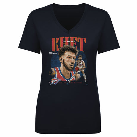 Chet Holmgren Women's V-Neck T-Shirt | 500 LEVEL