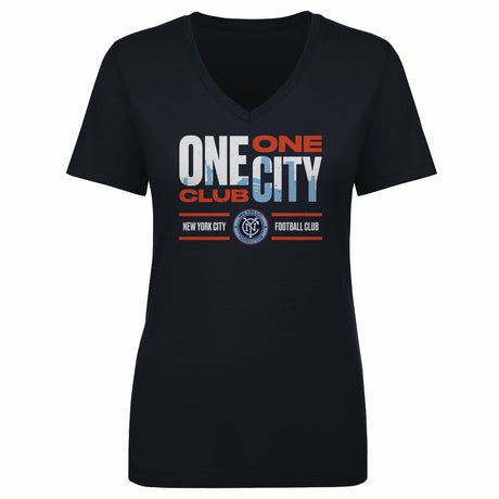 New York City FC Women's V-Neck T-Shirt | 500 LEVEL