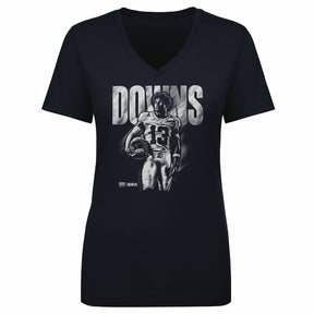 Caleb Downs Women's V-Neck T-Shirt | 500 LEVEL