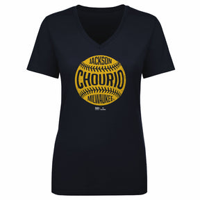 Jackson Chourio Women's V-Neck T-Shirt | 500 LEVEL