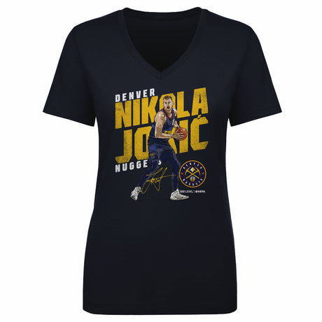 Nikola Jokic Women's V-Neck T-Shirt | 500 LEVEL