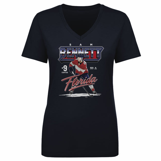 Sam Bennett Women's V-Neck T-Shirt | 500 LEVEL