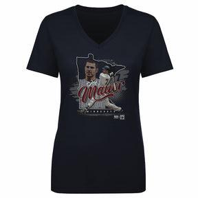 Joe Mauer Women's V-Neck T-Shirt | 500 LEVEL