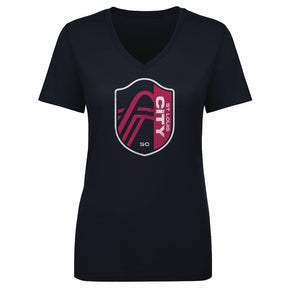 St. Louis City SC Women's V-Neck T-Shirt | 500 LEVEL
