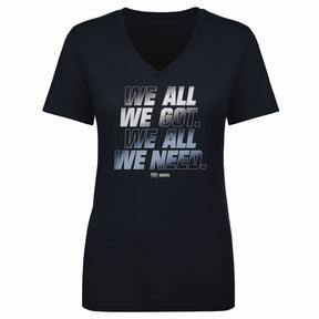 New England Football Women's V-Neck T-Shirt | 500 LEVEL