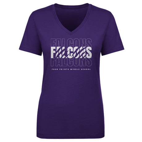 Crown Trio Women's V-Neck T-Shirt | 500 LEVEL