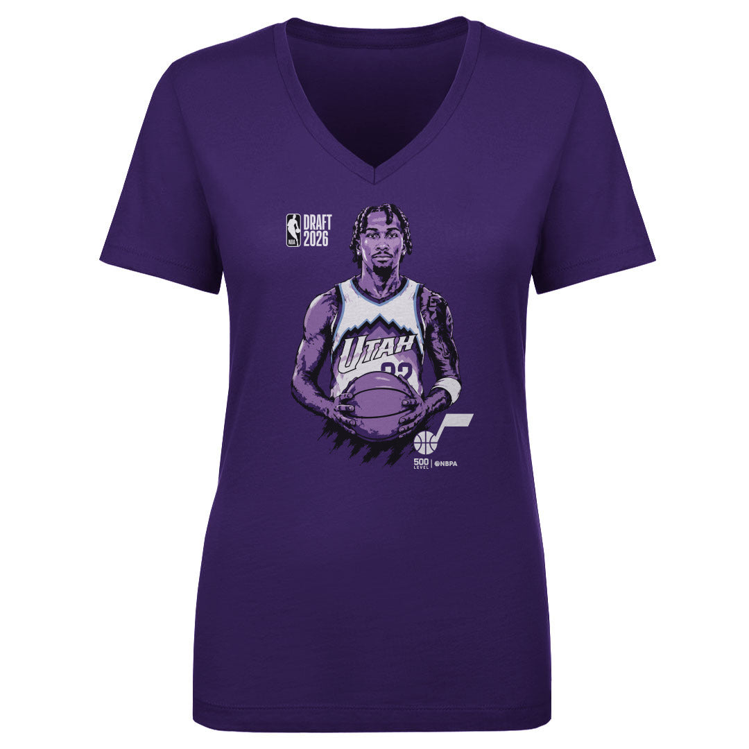 Darryn Peterson Women's V-Neck T-Shirt | 500 LEVEL