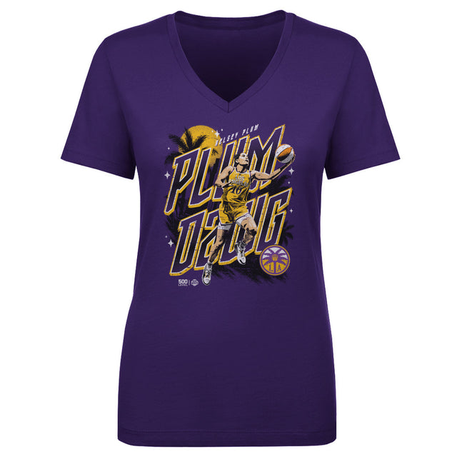 Kelsey Plum Women's V-Neck T-Shirt | 500 LEVEL