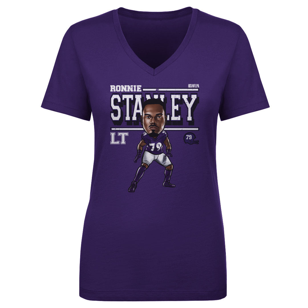 Ronnie Stanley Women's V-Neck T-Shirt | 500 LEVEL