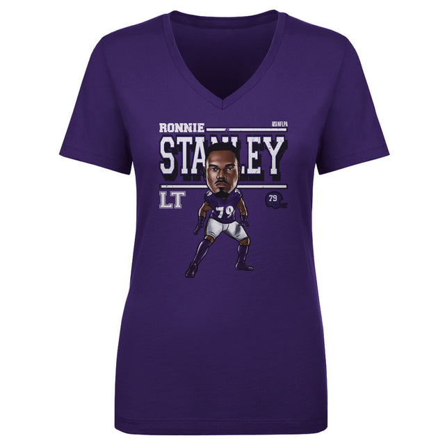 Ronnie Stanley Women's V-Neck T-Shirt | 500 LEVEL