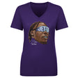 Justin Jefferson Women's V-Neck T-Shirt | 500 LEVEL