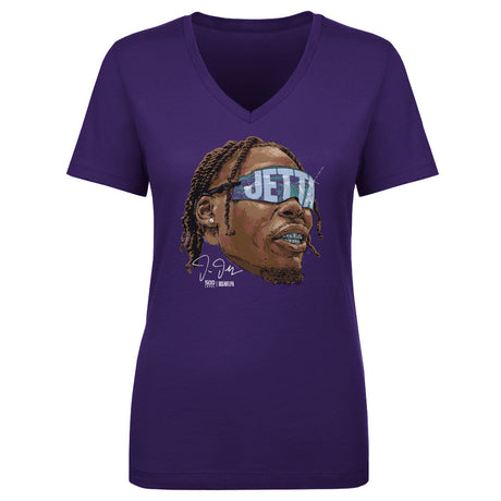 Justin Jefferson Women's V-Neck T-Shirt | 500 LEVEL