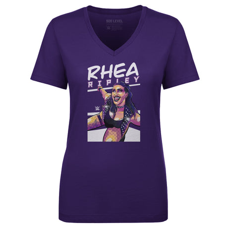 Rhea Ripley Women's V-Neck T-Shirt | 500 LEVEL
