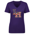 Crown Trio Women's V-Neck T-Shirt | 500 LEVEL