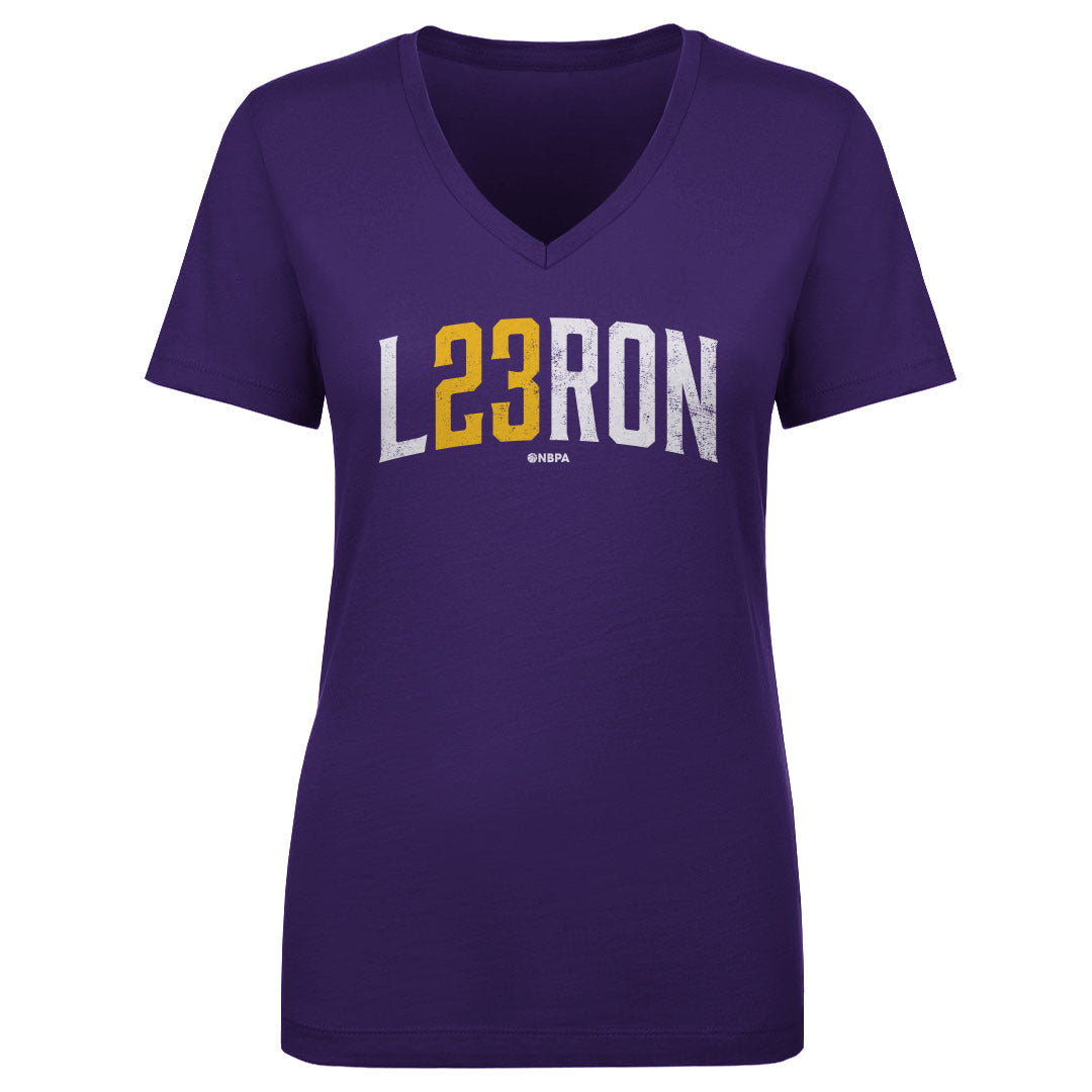 LeBron James Women's V-Neck T-Shirt | 500 LEVEL