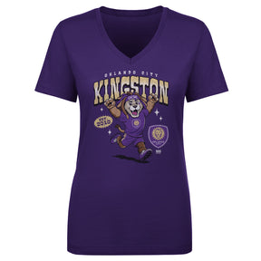 Orlando City Women's V-Neck T-Shirt | 500 LEVEL