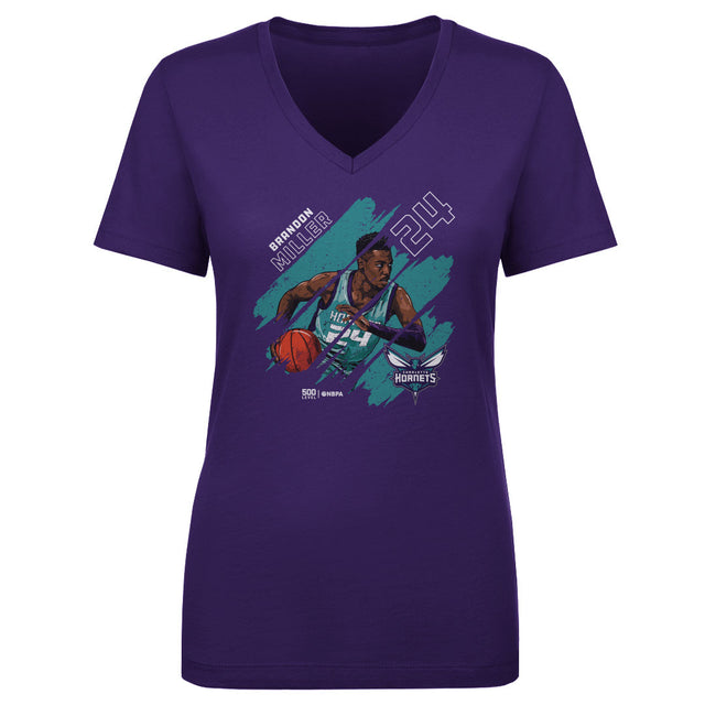 Brandon Miller Women's V-Neck T-Shirt | 500 LEVEL