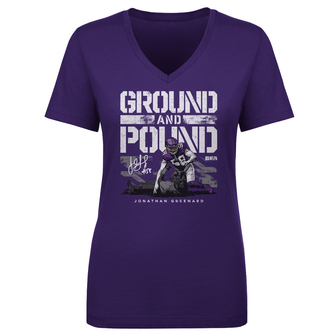 Jonathan Greenard Women's V-Neck T-Shirt | 500 LEVEL