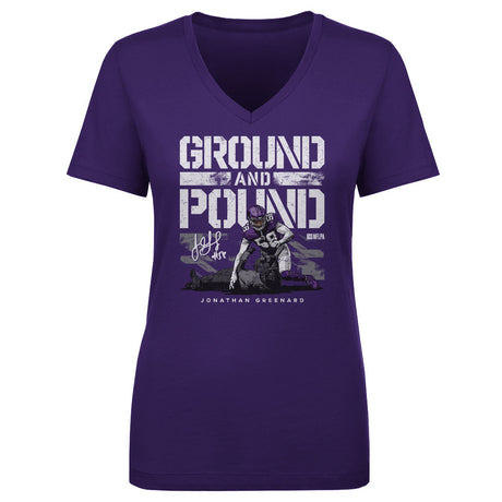 Jonathan Greenard Women's V-Neck T-Shirt | 500 LEVEL