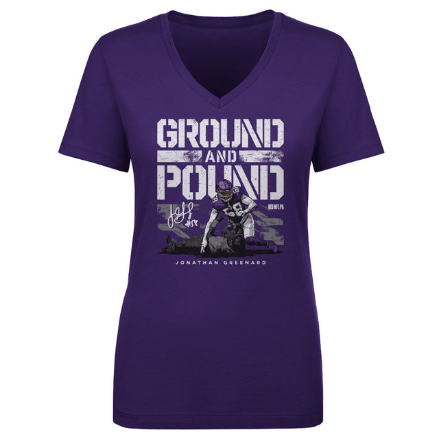 Jonathan Greenard Women's V-Neck T-Shirt | 500 LEVEL