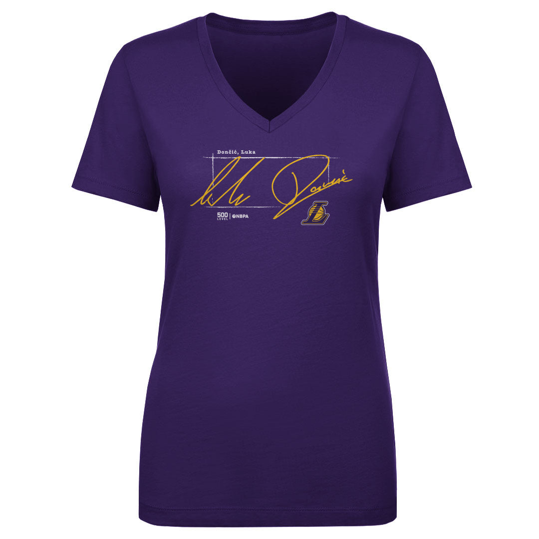 Luka Doncic Women's V-Neck T-Shirt | 500 LEVEL