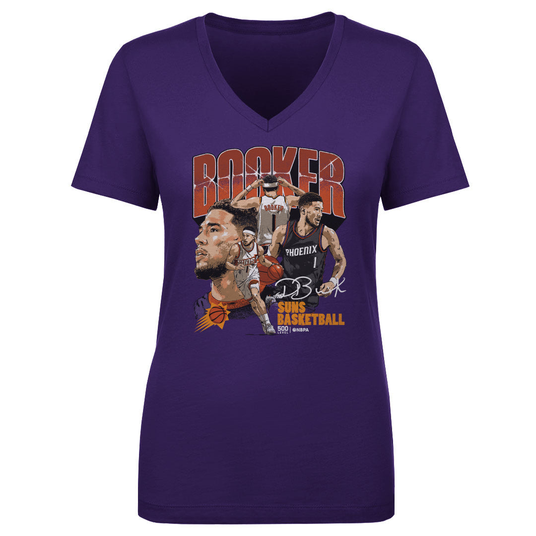 Devin Booker Women's V-Neck T-Shirt | 500 LEVEL