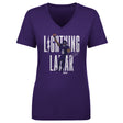 Lamar Jackson Women's V-Neck T-Shirt | 500 LEVEL