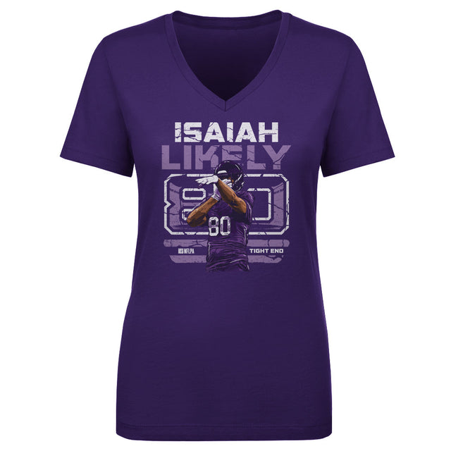 Isaiah Likely Women's V-Neck T-Shirt | 500 LEVEL