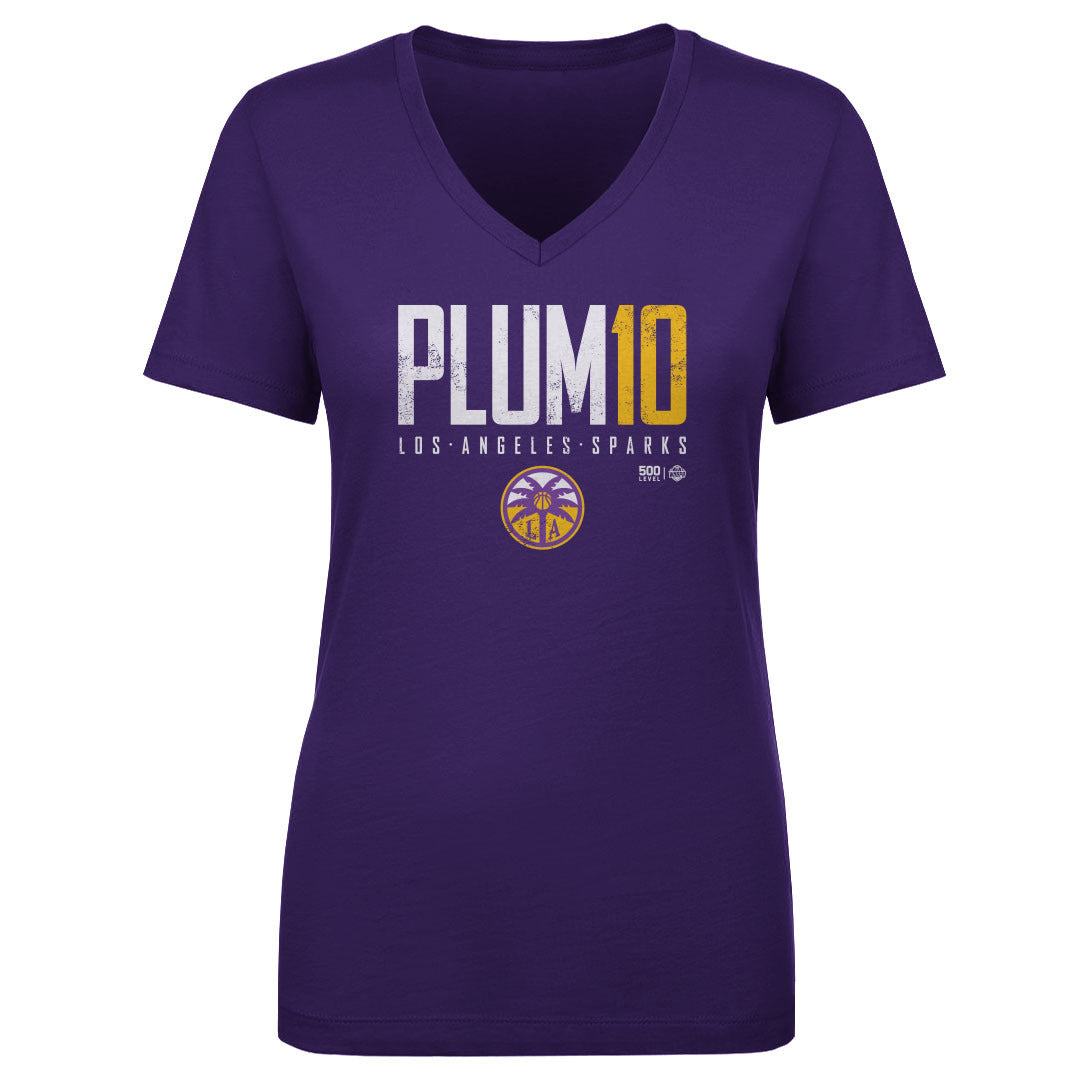 Kelsey Plum Women's V-Neck T-Shirt | 500 LEVEL
