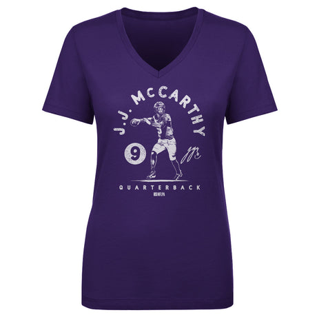 J.J. McCarthy Women's V-Neck T-Shirt | 500 LEVEL
