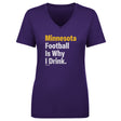 Minnesota Football Women's V-Neck T-Shirt | 500 LEVEL