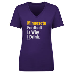 Minnesota Football Women's V-Neck T-Shirt | 500 LEVEL