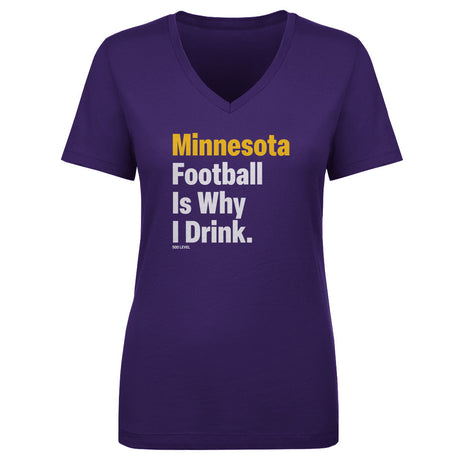 Minnesota Football Women's V-Neck T-Shirt | 500 LEVEL