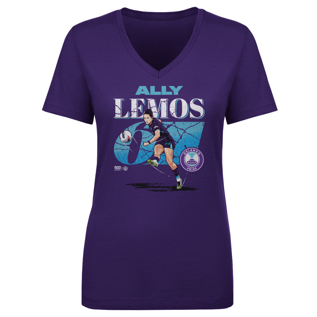 Ally Lemos Women's V-Neck T-Shirt | 500 LEVEL