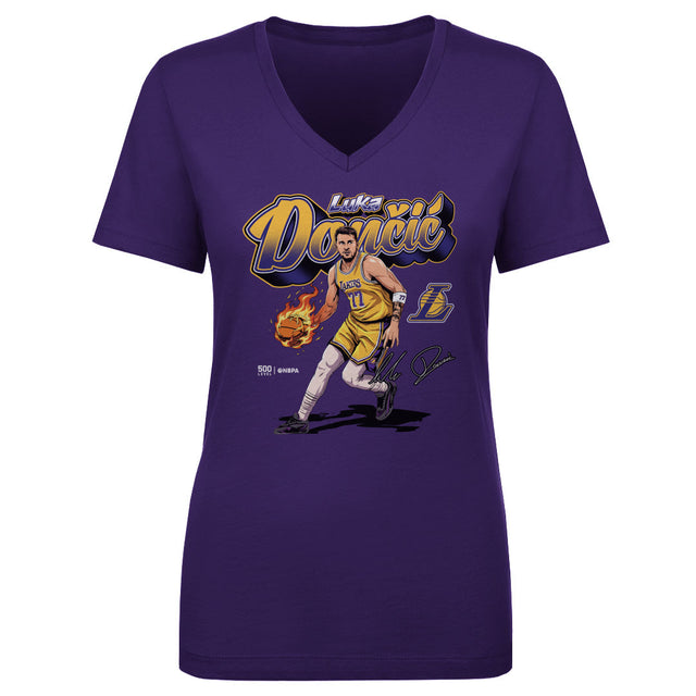Luka Doncic Women's V-Neck T-Shirt | 500 LEVEL