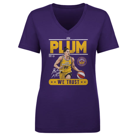 Kelsey Plum Women's V-Neck T-Shirt | 500 LEVEL