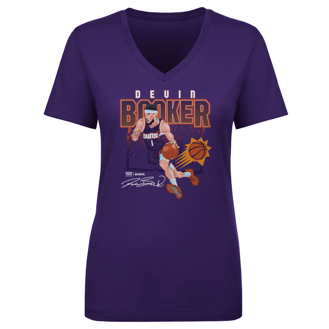 Devin Booker Women's V-Neck T-Shirt | 500 LEVEL