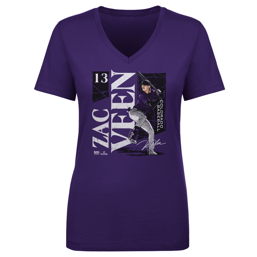 Zac Veen Women's V-Neck T-Shirt | 500 LEVEL