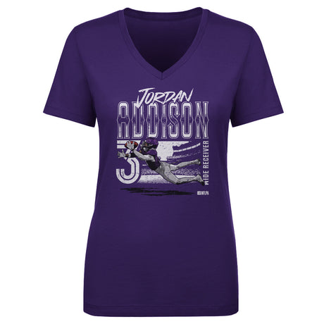 Jordan Addison Women's V-Neck T-Shirt | 500 LEVEL